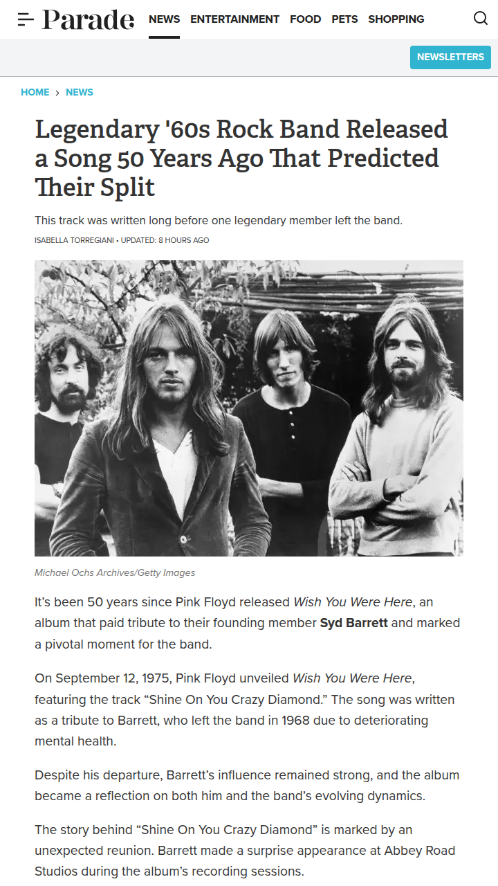 Pink Floyd’s Wild Syd Barrett Studio Visit 🎸