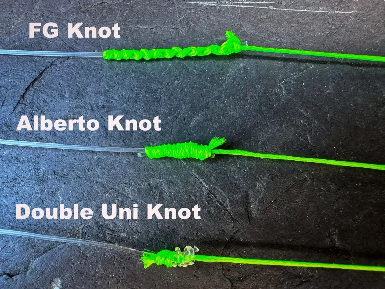 The only braid-to-leader knots I actually use