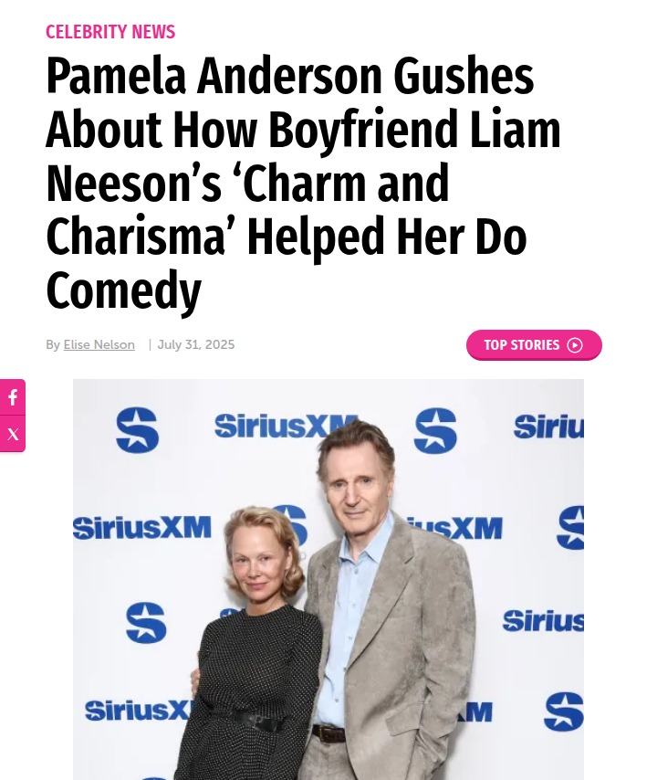 Pamela Anderson & Liam Neeson: Real or PR? 🤔