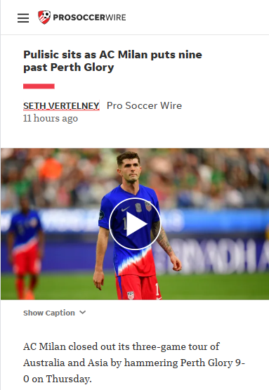 Rossoneri Run Riot vs Perth Glory