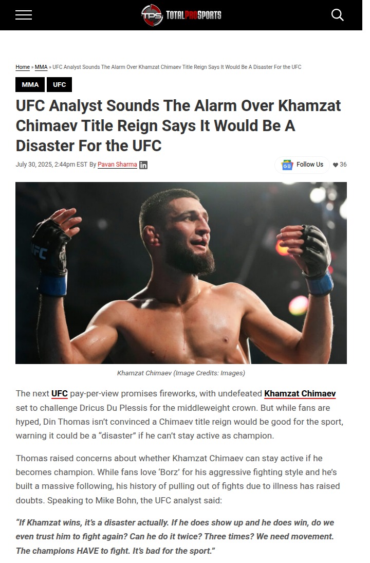Is 'Borz' the Right Champ for UFC 319?