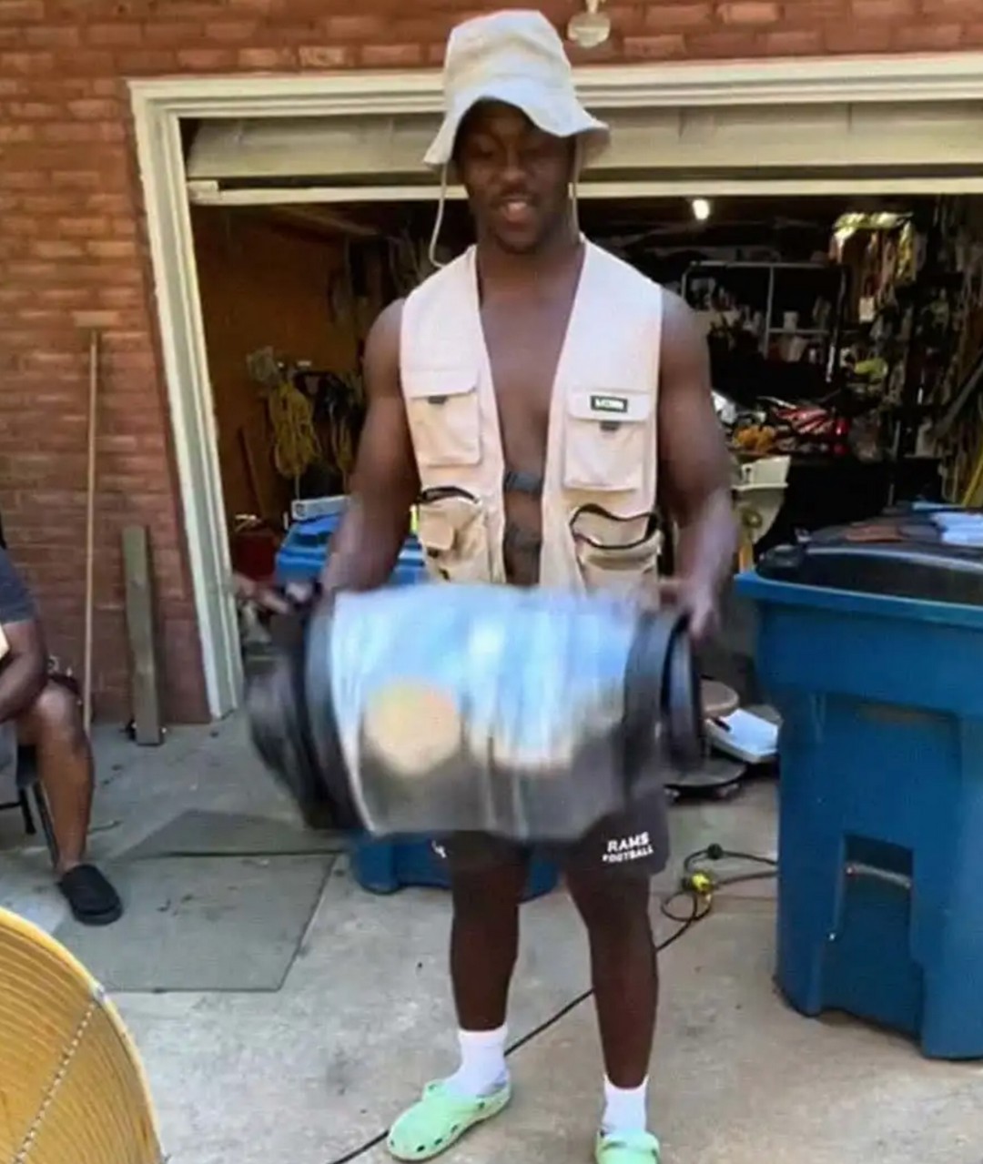 Bro ordered a bumper and got a yoga mat instead 💀😂