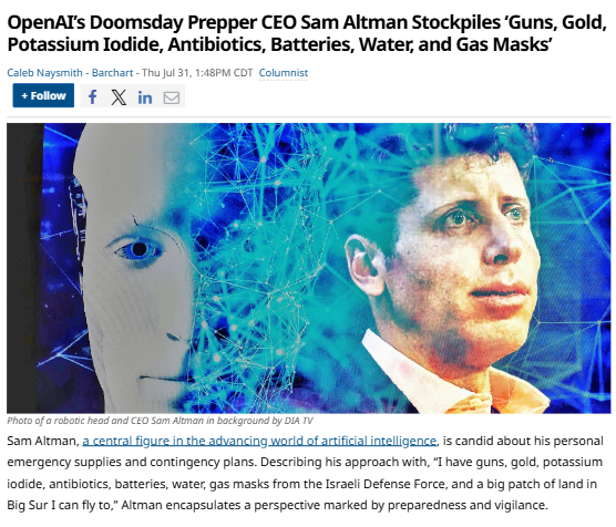 Would You Prep Like OpenAI’s CEO?
