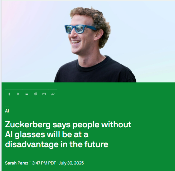Will AI Glasses Leave Us Behind?
