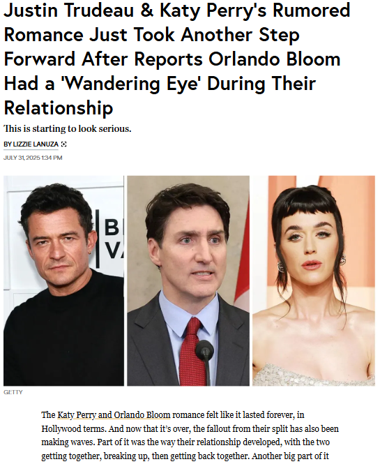 Katy Perry & Justin Trudeau Spotted Together?!