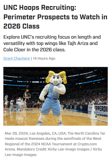 UNC’s 2026 hoops targets: Future stars to watch
