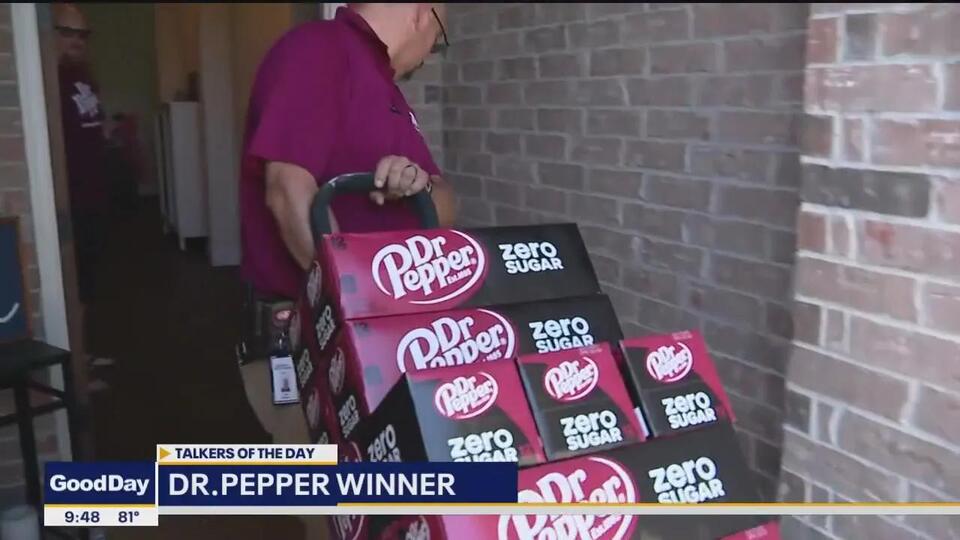 Fort Worth neighbor scores a year of Dr. Pepper!