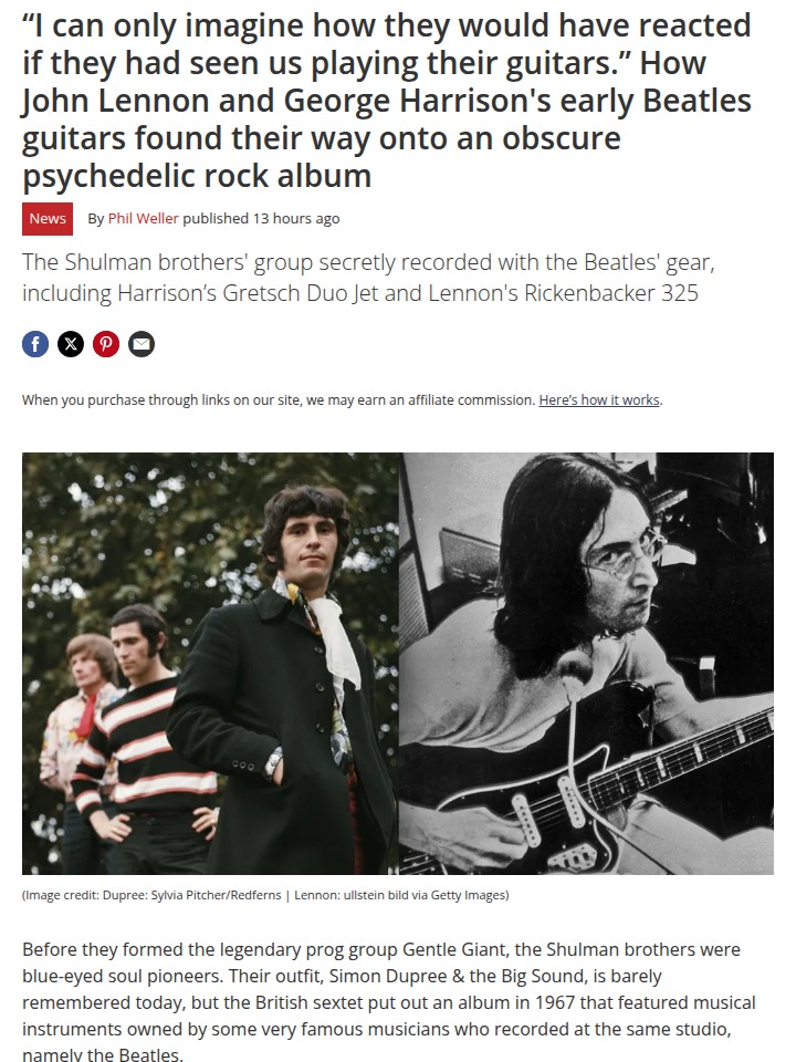 Beatles Guitars on Psychedelic Album?! 🎸