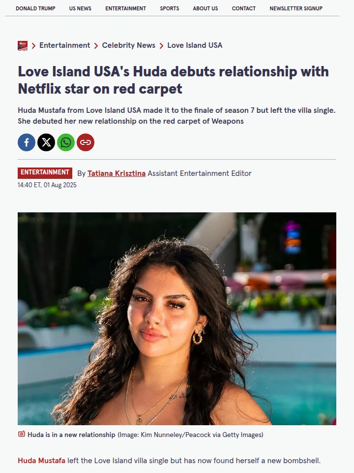 Huda & Louis' Weapons Red Carpet Twist 🔥
