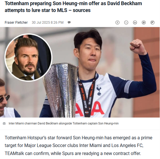 Son’s Spurs Future: MLS or One More Year?