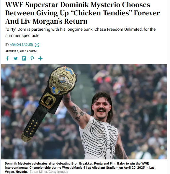 Dirty Dom’s Chicken Tendies Dilemma