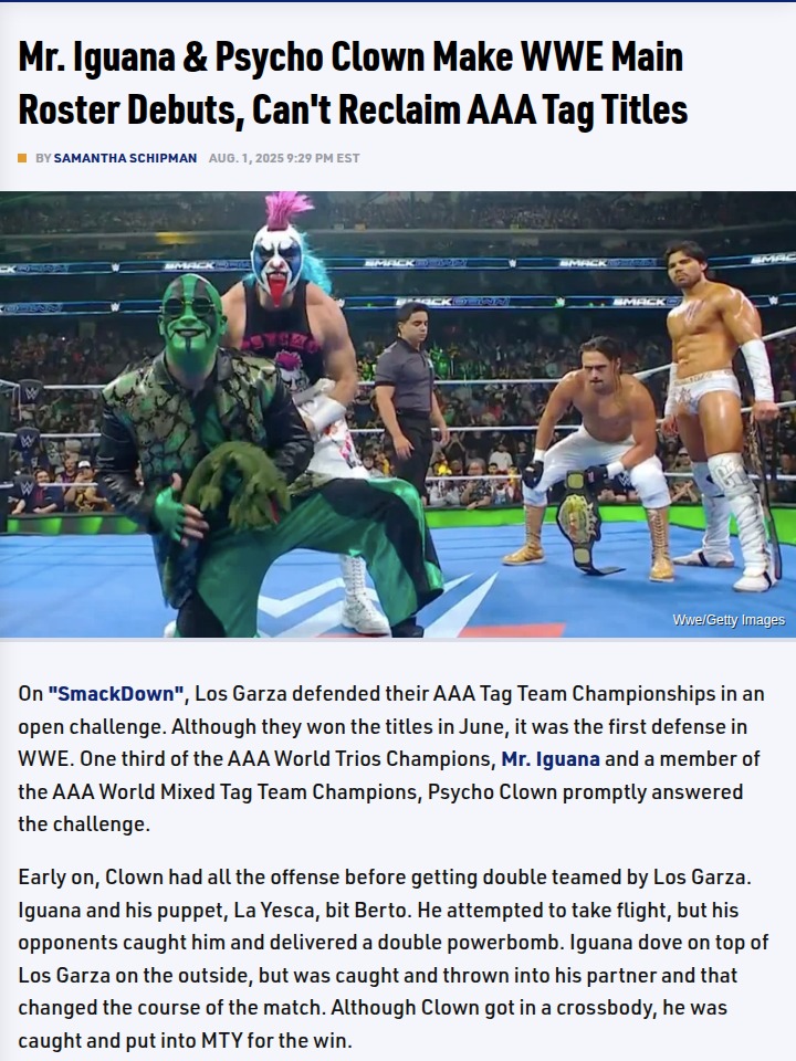 Los Garza Hold Off AAA Stars on SmackDown