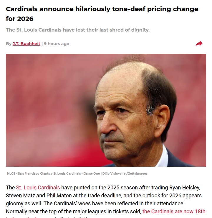 Cardinals fans hit with ticket price hike