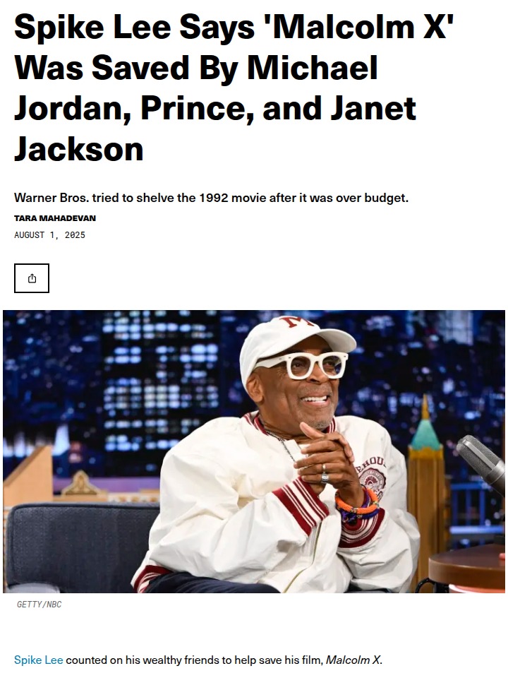 Spike Lee’s ‘Malcolm X’ Saved by MJ & Prince? 👀