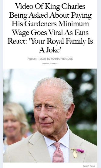 King Charles Drama: Royal Wages Scandal 👑