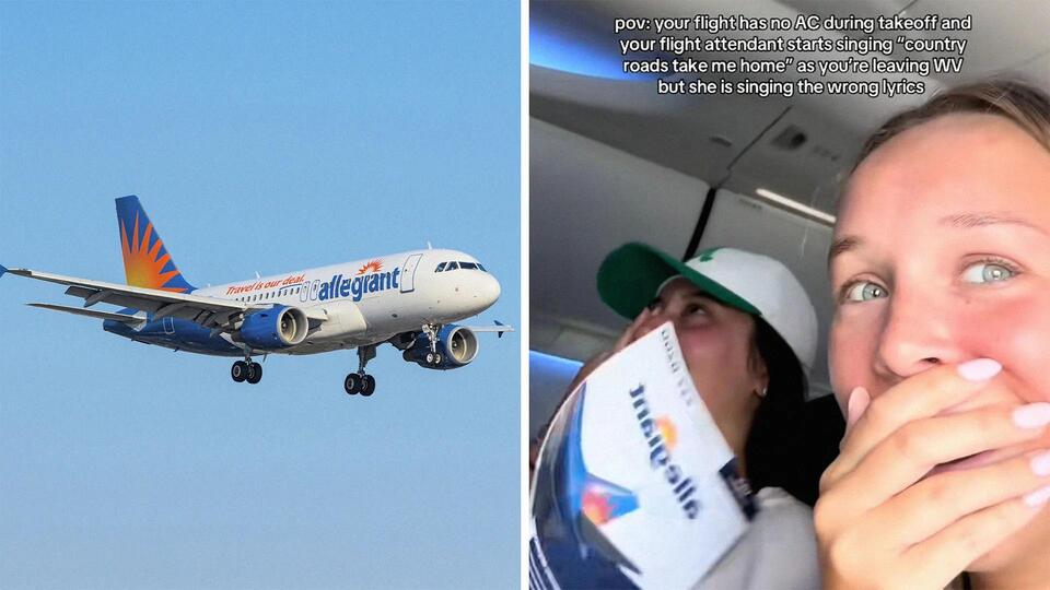 West Virginia flight turns into a singalong sauna