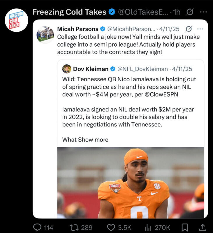Micah Parsons Drops Trade Bomb on Cowboys