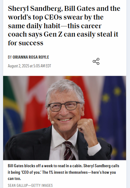 How Bill Gates & Sheryl Sandberg Level Up