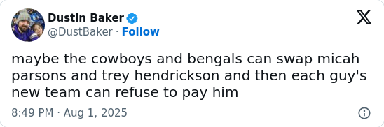 Micah Parsons Trade Request Shakes Up Cowboys