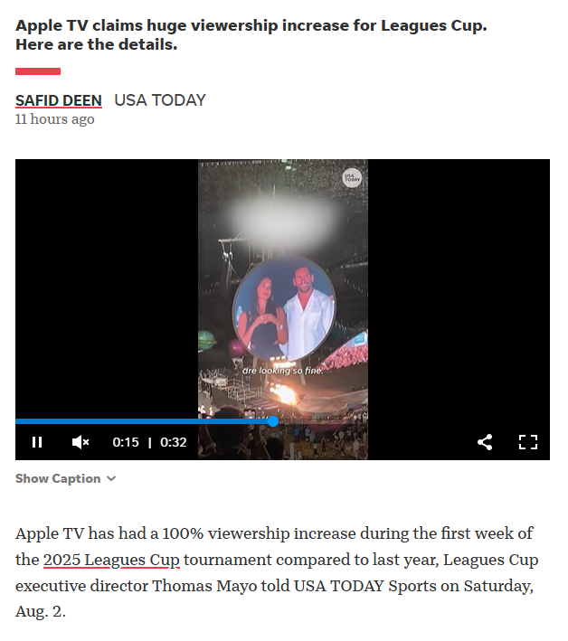 Apple TV’s Leagues Cup Power Play