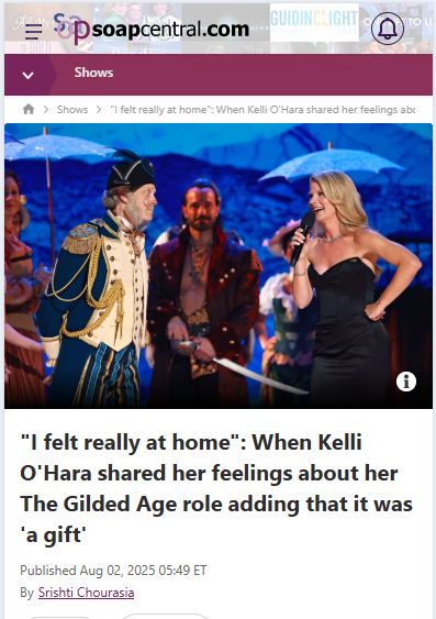 Kelli O'Hara's Gilded Age Plot Twist! 🎭