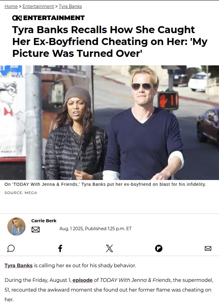 Tyra Banks' Shady Ex Exposed! 🕵️‍♀️