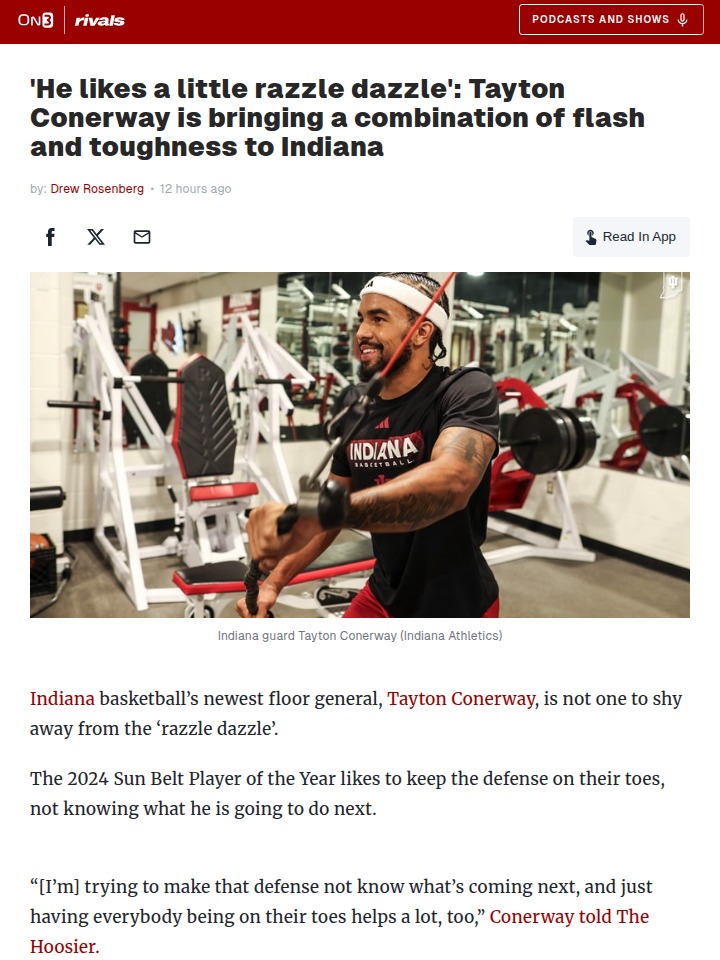 Indiana’s new point guard is pure razzle dazzle
