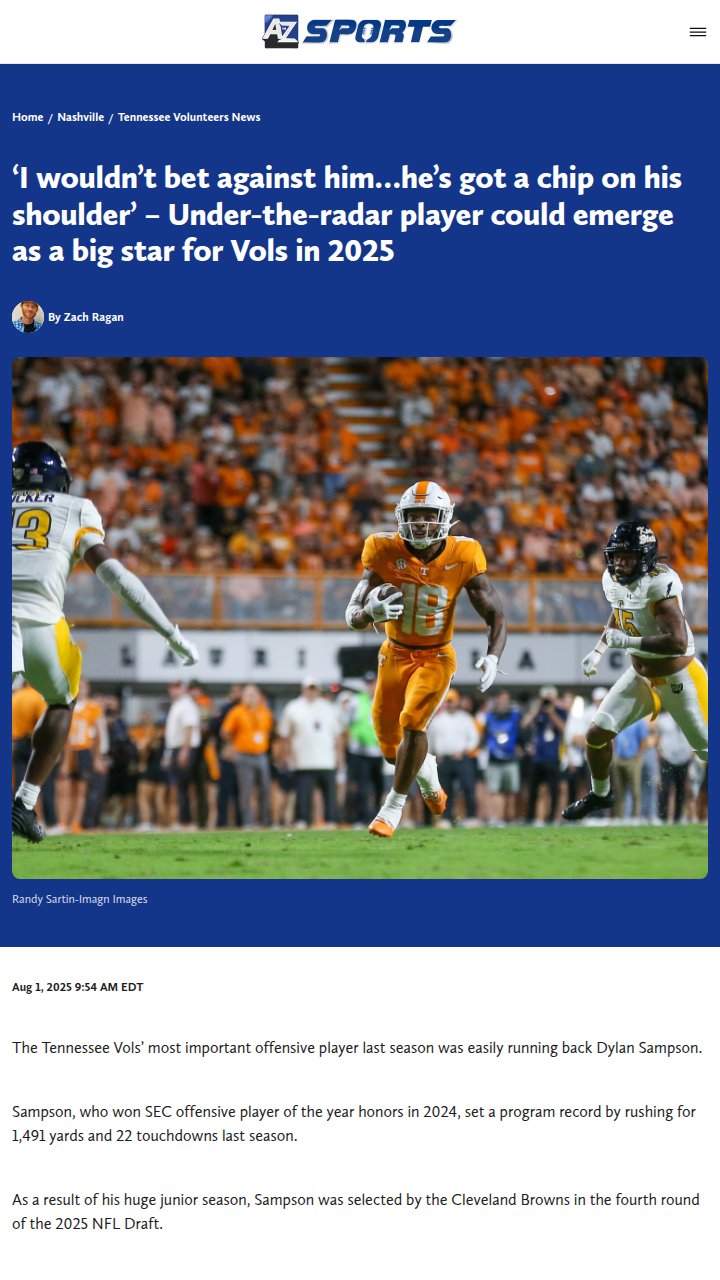 Tennessee’s new running back duo ready to shine