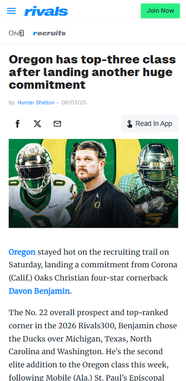 Ducks Leap to Top 3: Rivals on Notice!