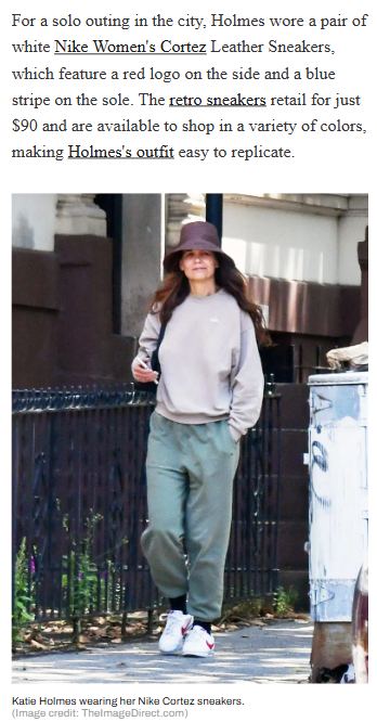 Katie Holmes Rocks Dakota’s $90 Kicks