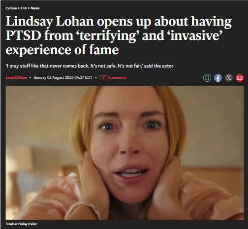 Lindsay Lohan Gets Real About Fame & PTSD