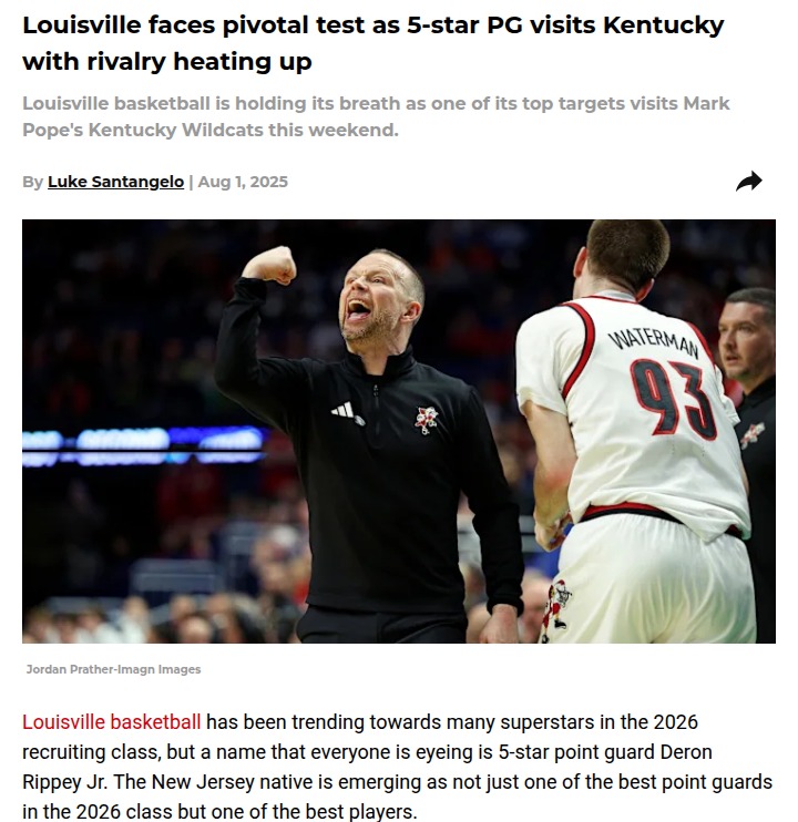 Louisville-Kentucky hoops rivalry heats up