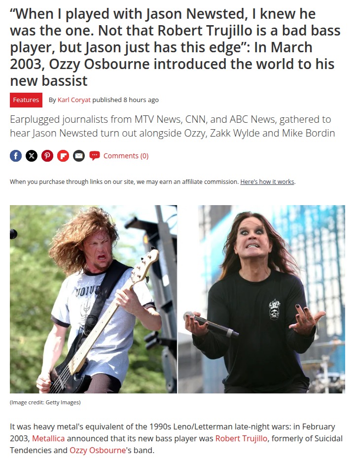 Ozzy’s Bassist Swap Drama! 🎸