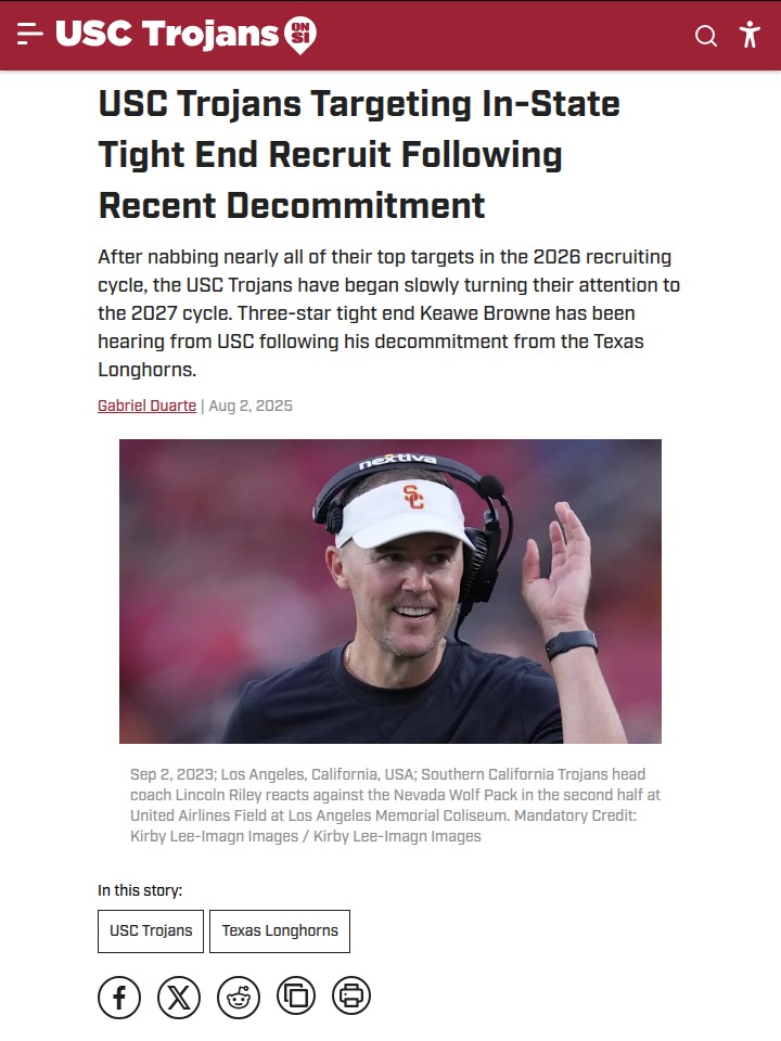 USC ramps up local recruiting game