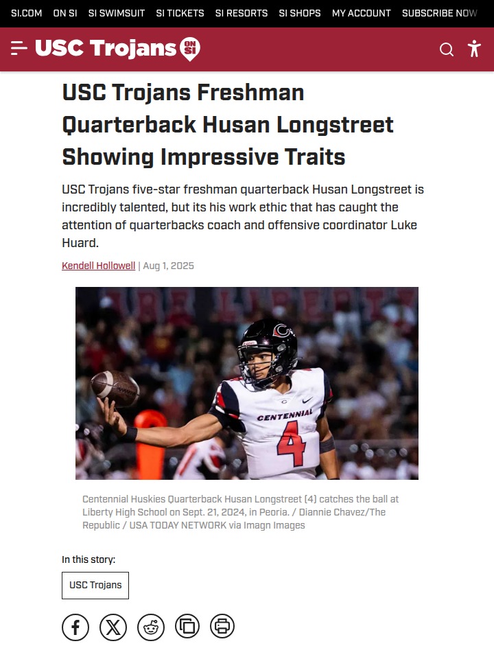 USC’s next QB star is already making waves