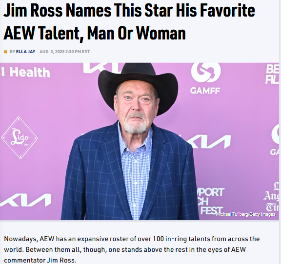 Jim Ross Picks Toni Storm as AEW’s Top Star 🌟