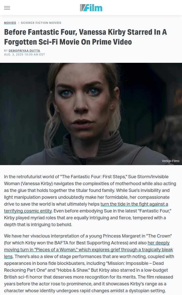 Vanessa Kirby’s Secret Sci-Fi Gem 🤫