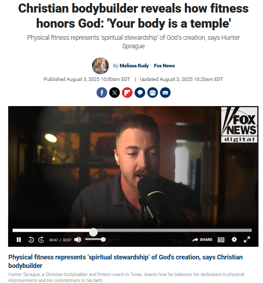 Can Hitting the Gym Be Holy?