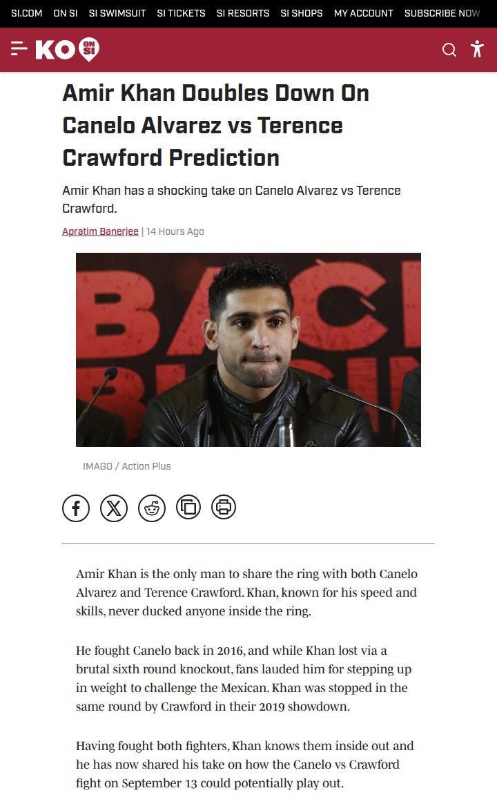 Khan: Bud’s Power Can Trouble Canelo