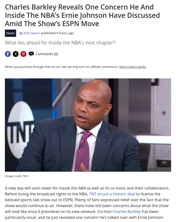Will ESPN Change Inside the NBA’s Magic?