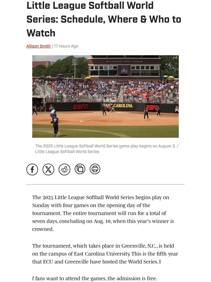Little League World Series: Opening Day Drama