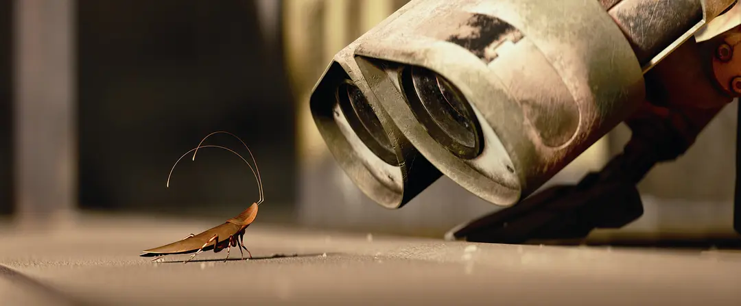 WALL·E and Eve gliding through space was honestly so warm and romantic