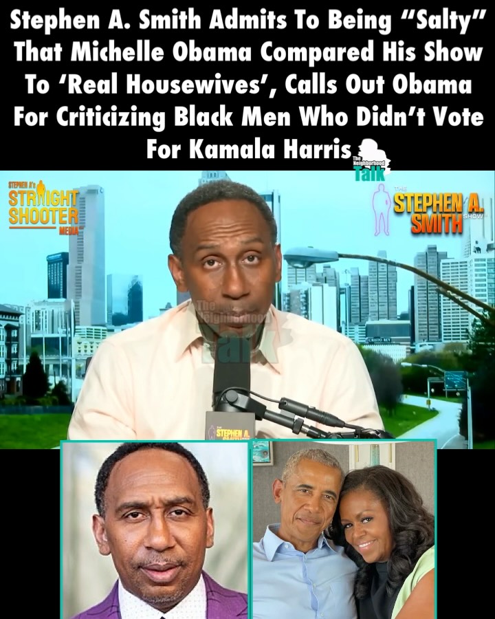 Stephen A. Smith Salty Over Michelle Obama’s RHOA Jab 😳