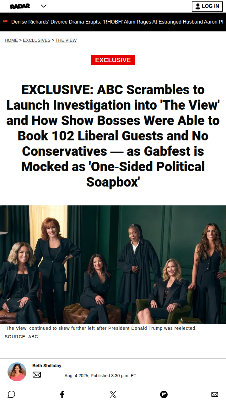 The View's Guest List Drama 😳