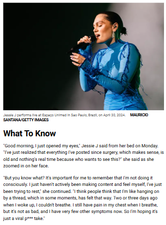 Jessie J Gets Real About Cancer Battle