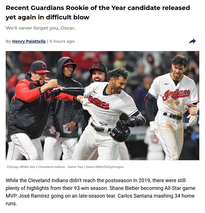 Guardians’ outfield woes: Could Mercado return?