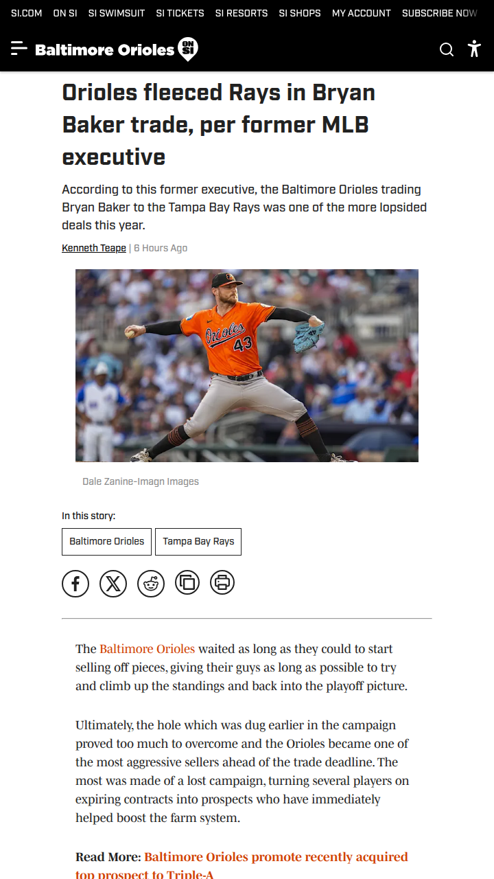 Did the O's Really Fleece the Rays?