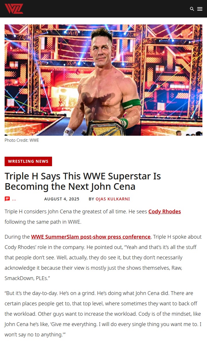 Cody Rhodes: WWE’s Next Big Thing?