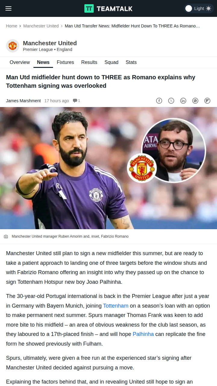 Man Utd’s Midfield Hunt: Who’s Next?