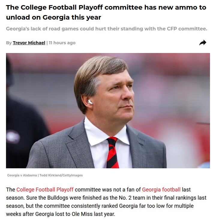 CFP Committee vs. Bulldogs: Road Test Looms